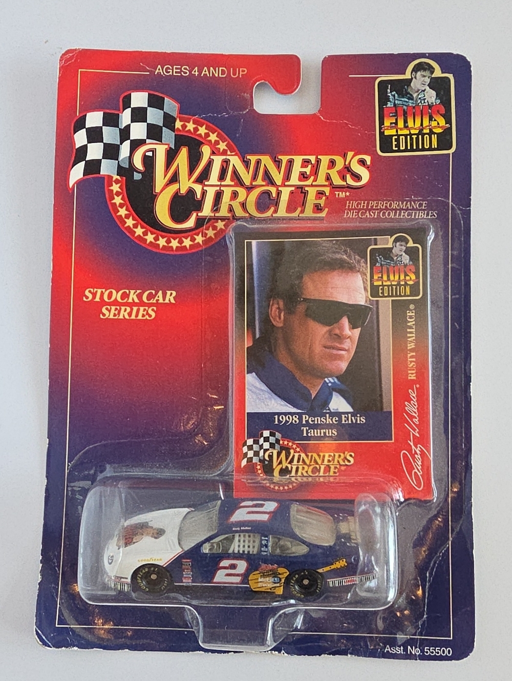 Winner's Circle #2 Rusty Wallace Elvis Edition 1998 Taurus 1:64 Car -Unopened